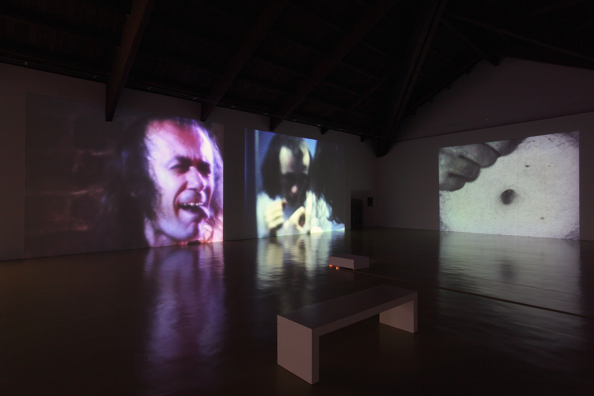 u0022Vito Acconci: u0027Film=Landscape, Video=Close-Upu0027u0022, installation view